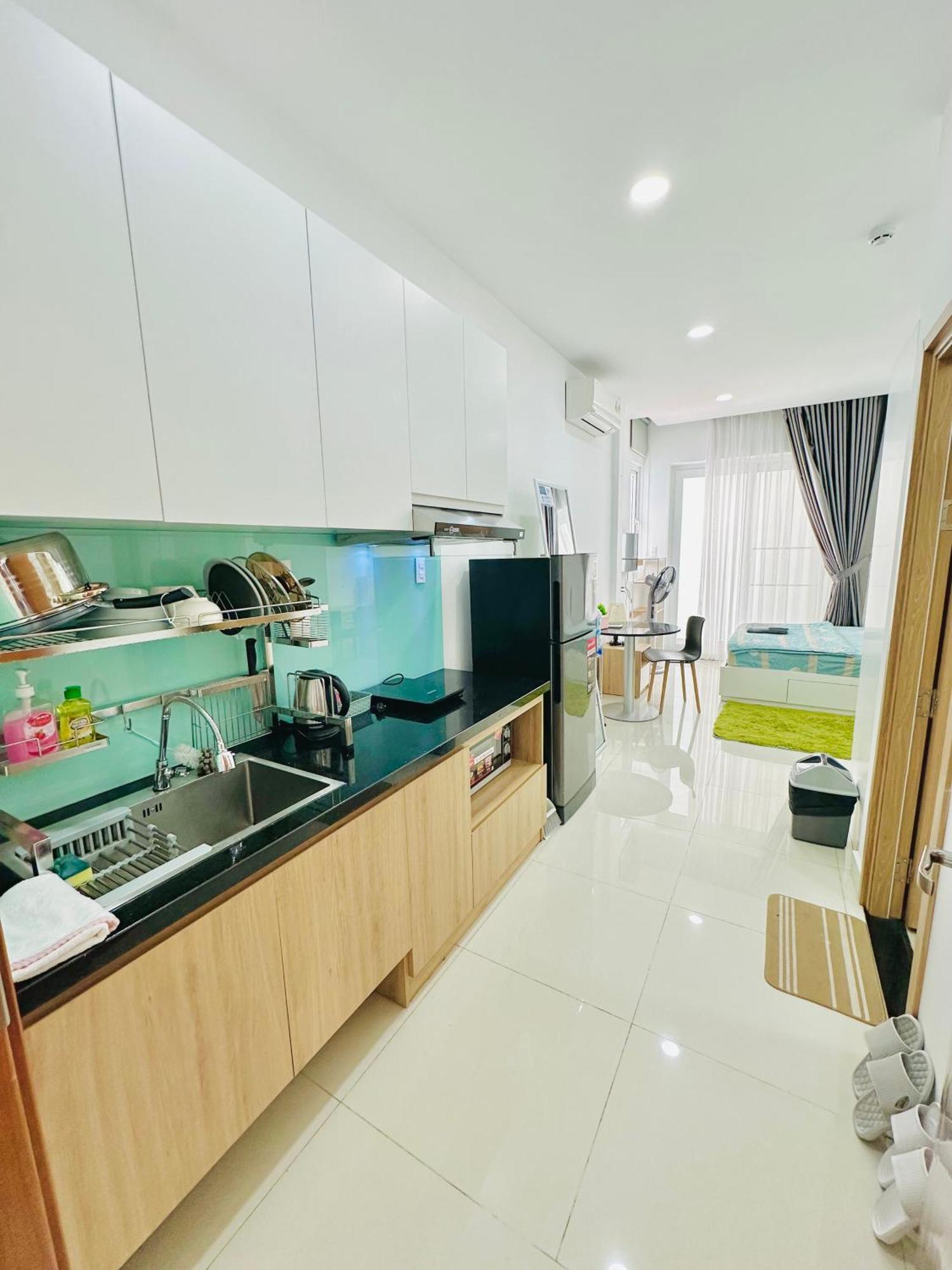 Ferienwohnung Quiet Perfect Located 1Br With Desk 504 Ho-Chi-Minh-Stadt Exterior foto